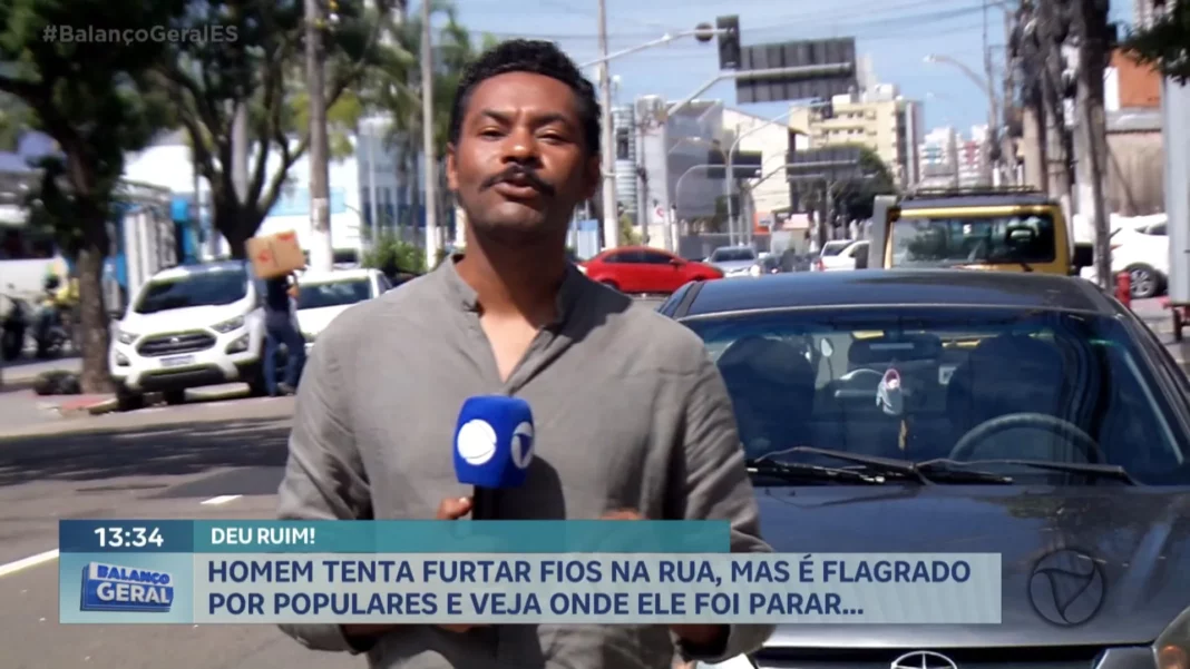 Dupla flagrada ao tentar furtar fios em Vila Velha