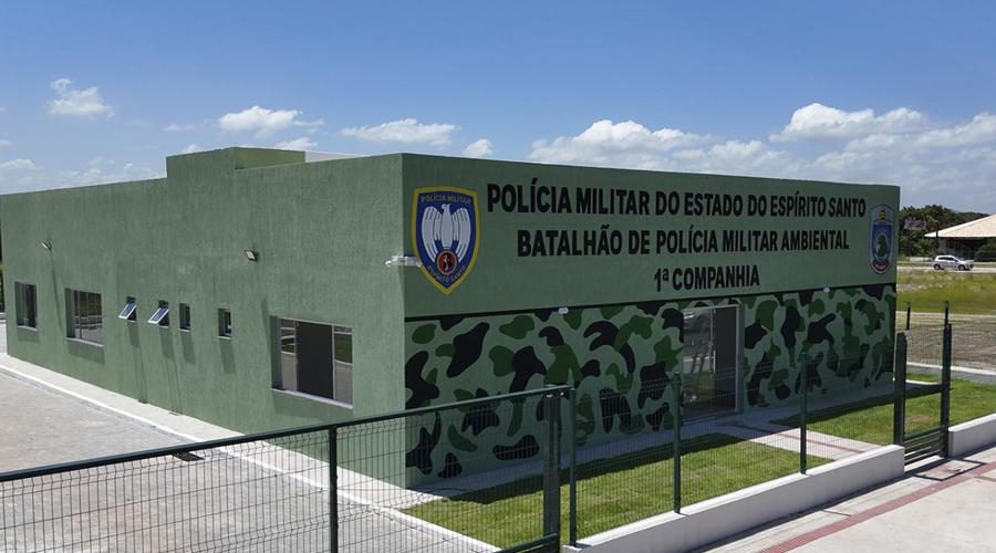 Inauguração do posto da Polícia Ambiental no Parque Jacarenema, Vila Velha