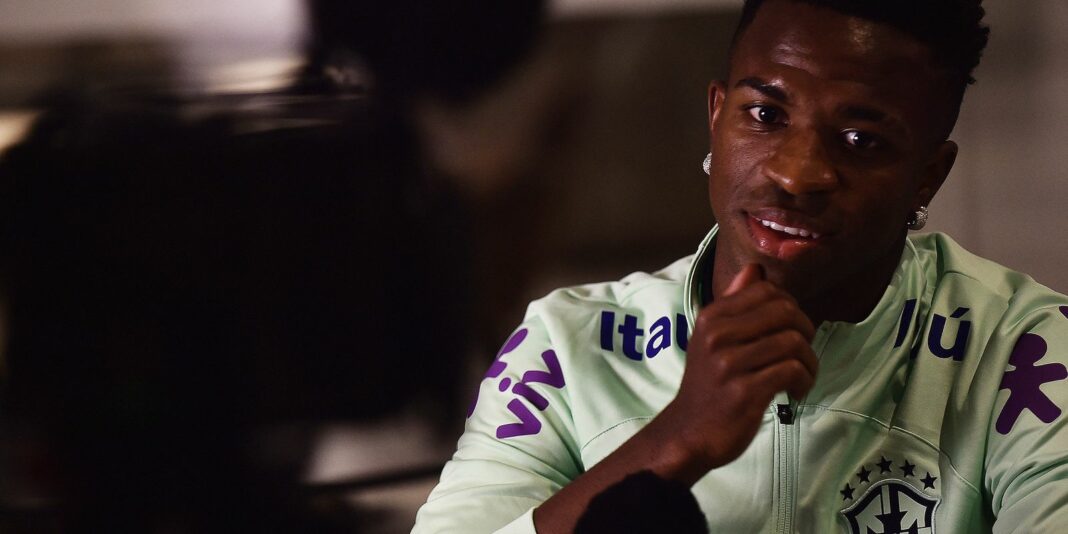 Ancelotti acredita na evolução de Vinícius Júnior na Seleção