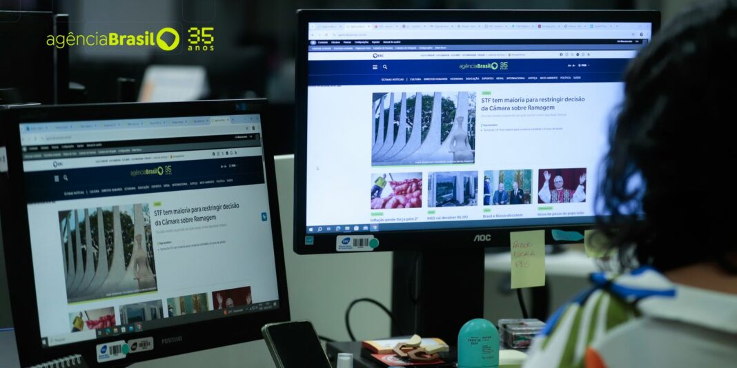 Jornais e sites publicam conteúdo da Agência Brasil há 35 anos
