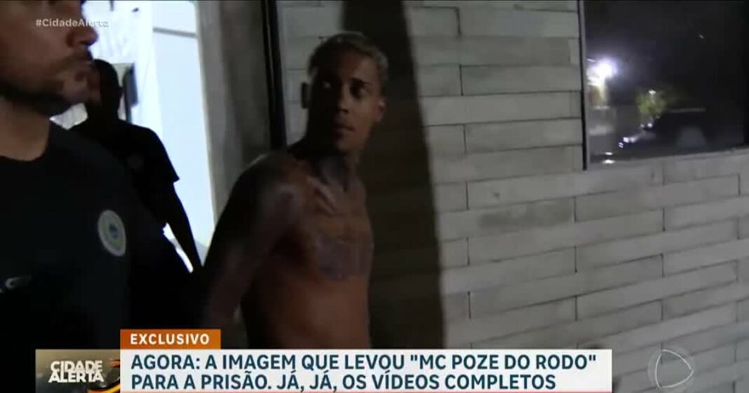 MC Poze do Rodo é preso por apologia ao crime
