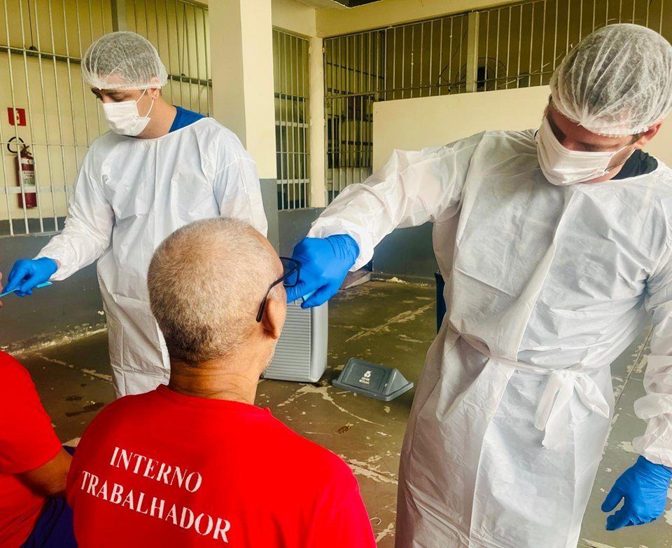 Operação de coleta de DNA no sistema prisional do Espírito Santo