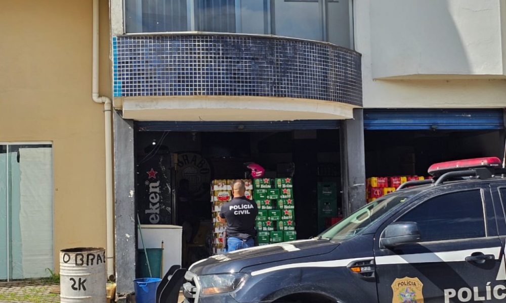 Polícias Civil, Científica e EDP flagram crime em distribuidora de bebidas