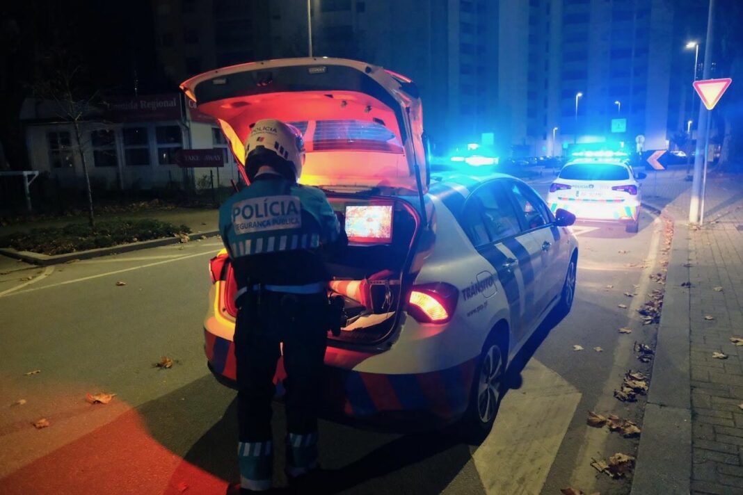 Três detidos em operação policial em Viana, um acusado de alcoolemia de 3,01 g/l