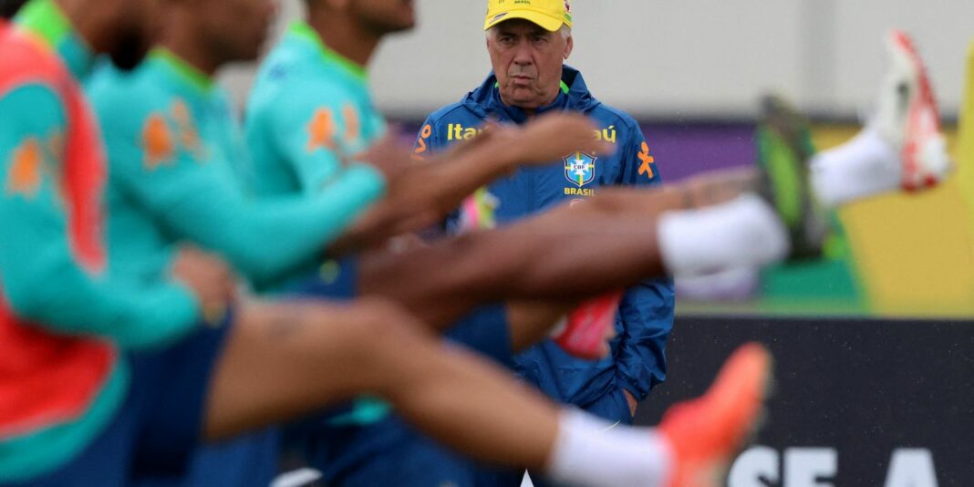 Brasil e Equador se enfrentam na estreia de Carlo Ancelotti