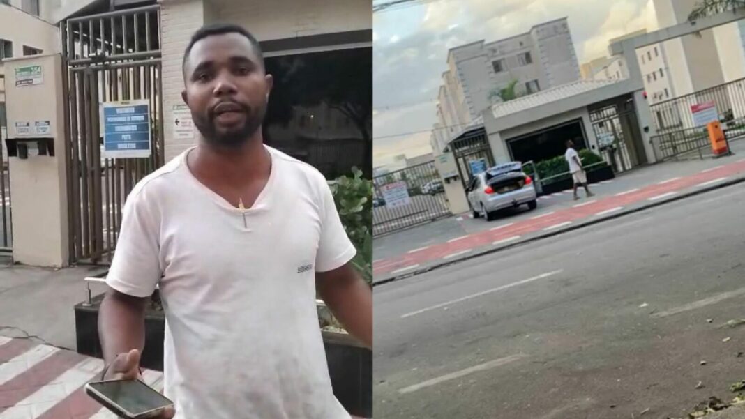 Homem cobra dívida com carro de som em condomínio