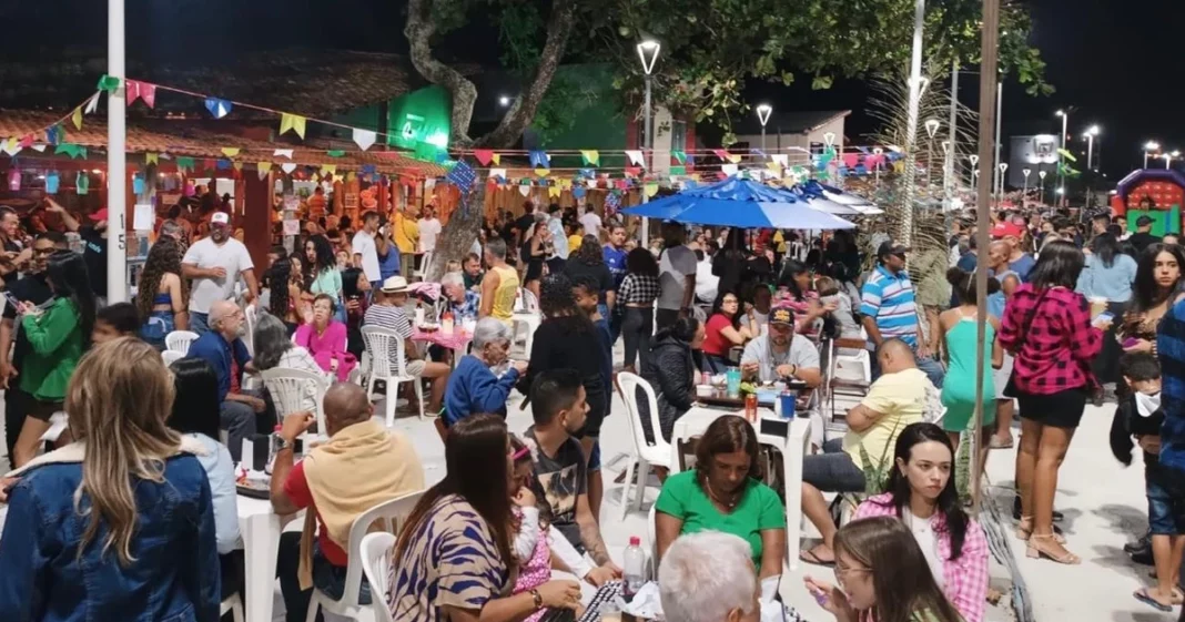 São João gastronômico anima praia de Guarapari