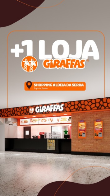 Giraffas inaugura nova unidade em aldeia da serra