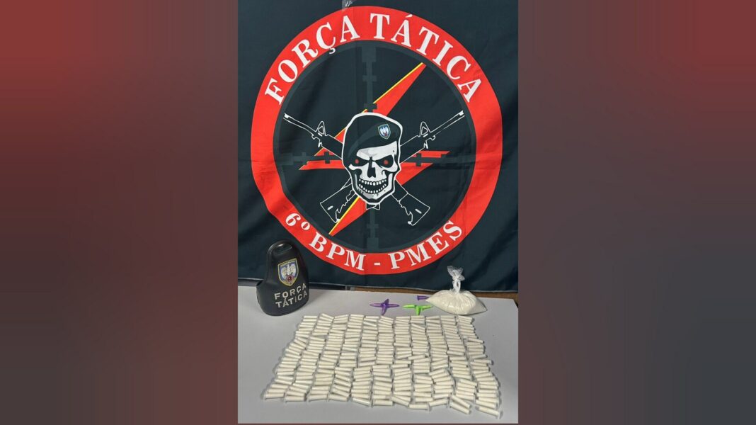 Polícia Militar apreende drogas em três bairros da Serra durante operações