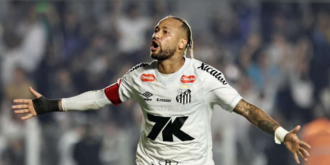Neymar brilha e Santos vence o Flamengo na Vila Belmiro