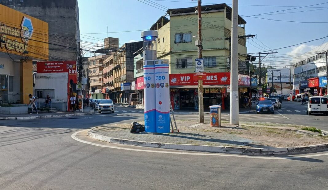 Totem blindado com ia e câmera 360º será instalado em cariacica