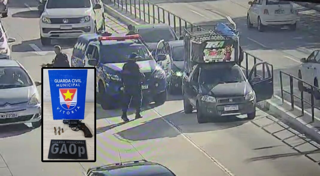 Criminoso com mandado de prisão é preso pela Guarda de Vitória na capital do Espírito Santo